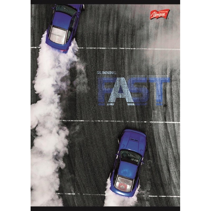 Zeszyt szkolny A5 LINIA 60 kartek chłopięcy w linię UniPap - DRIFT