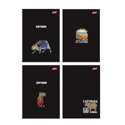 Zeszyt szkolny A5 w kratkę CAPYBARA mix 60 kartek kratka kapibara Unipap