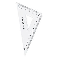 Zestaw geometryczny w pudełku etui 7 elementów cyrkiel rysiki linijka kolor mix ACADEMY Interdruk