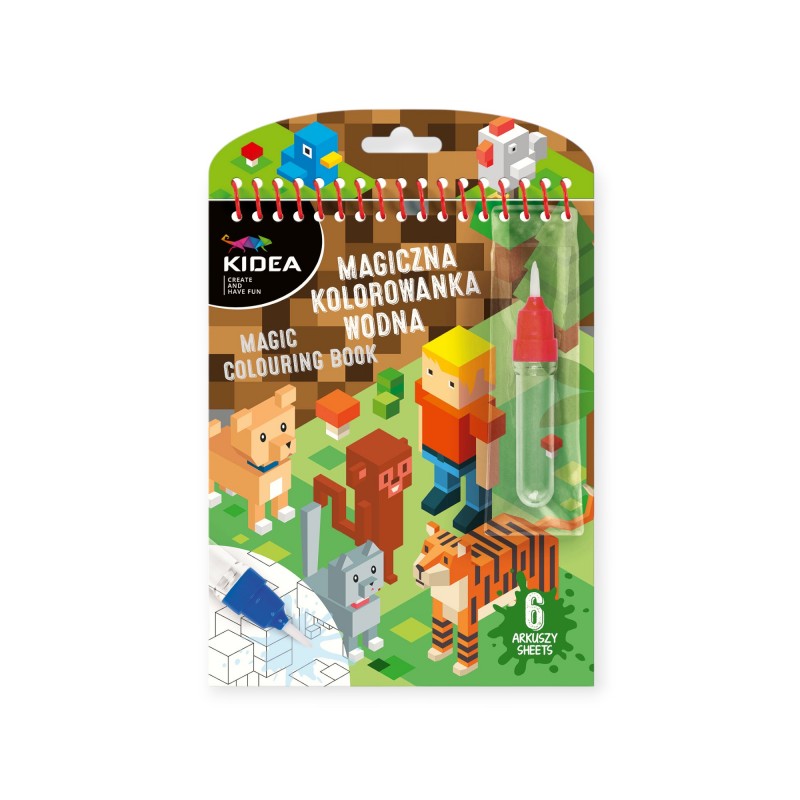 MAGICZNA WIELORAZOWA KOLOROWANKA WODNA GAME