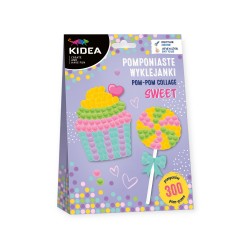 Pomponiasta  WYKLEJANKA dla dziewczynki SWEET KIDEA