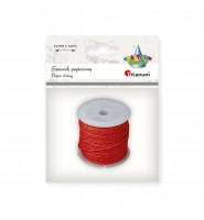 SZNUREK PAPIEROWY 2MM 10M CZERWONO-ZŁOTY TITANUM