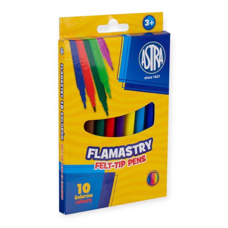 Flamastry Mazaki Pisaki CX Astra 10 kolorów