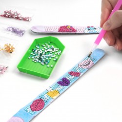 DIAMENTOWE BRANSOLETKI DLA DZIEWCZYNKI SWEET KIDEA – ZESTAW BIŻUTERII DIY