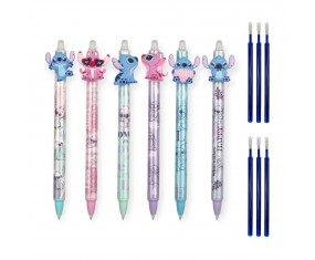 Zestaw długopisów zmazywalnych STITCH PASTEL z WKŁADAMI
