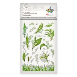Naklejki transferowe Titanium Craft-Fun – Konwalie, 2 plansze do DIY i dekoracji