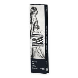 Węgiel naturalny rysunkoAwy 3-6 mm, Astra Artea 10 sztuk