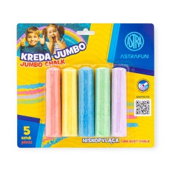 Kreda Jumbo Chodnikowa kolorowa gruba ASTRAFUN 5 szt