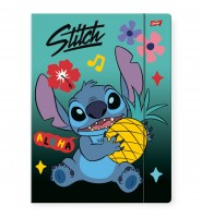 TECZKA Z GUMKĄ A4 STITCH MINT ALOHA