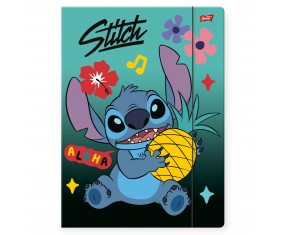 TECZKA Z GUMKĄ A4 STITCH MINT ALOHA