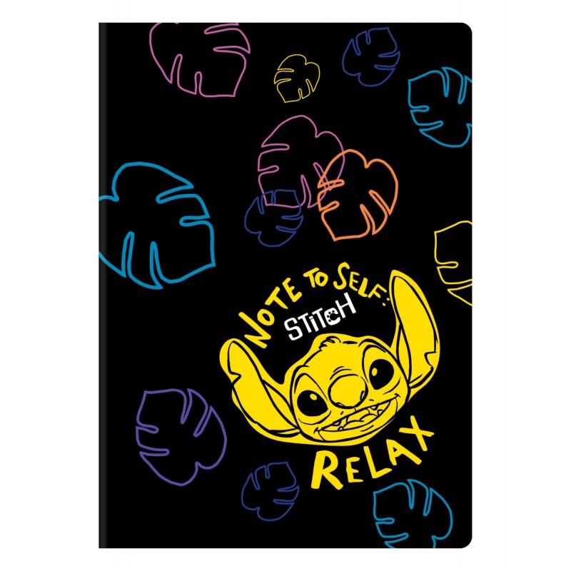 DISNEY BLACK - ZESZYT w LINIE A4 STITCH 60 kartek