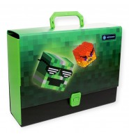 TECZKA PLASTYCZNA GRUBA z RĄCZKĄ XL 9 cm SZKOLNA ASTRAPAP PIXEL HERO
