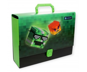 TECZKA PLASTYCZNA GRUBA z RĄCZKĄ XL 9 cm SZKOLNA ASTRAPAP PIXEL HERO