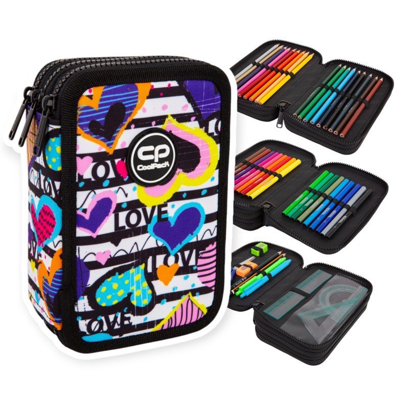 PIÓRNIK Z WYPOSAŻENIEM TRZYKOMOROWY POTRÓJNY DIARY COOLPACK JUMPER 3