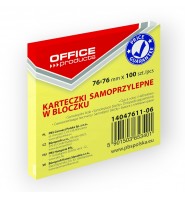Karteczki SAMOPRZYLEPNE notes samoprzylepny76X76 mm