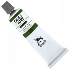 Farba olejna 60ml, zieleń złocista , Renesans, NR 42