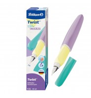 PIÓRO WIECZNE dla PRAWO i LEWORĘCZNYCH pastelowe Pelikan TWIST Color Blocking