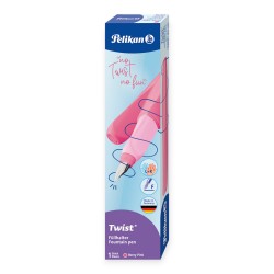 PIÓRO WIECZNE różowe dla LEWO i PRAWORĘCZNYCH TWIST BERRY Pelikan