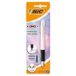 Pióro szkolne wieczne BIC standard pastelowe na wymienne naboje L+P