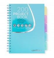 Kołozeszyt CoolPack w KRATKĘ B5 100 kartek PP Powder Blue pastelowy spiralny