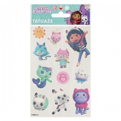 TATUAŻE dla dzieci KOCI DOMEK Gabbi GABBY PANDUŚ