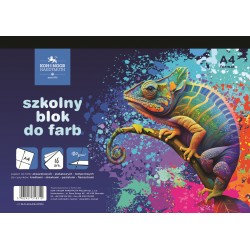 Blok ARTYSTYCZNY SZKOLNY do FARB, do RYSUNKU A4 180g KOH-I-NOOR