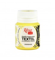 Farba do JASNYCH CIEMNYCH TKANIN akrylowa ROSA nr 3 cytrynowy