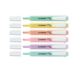 Zakreślacz Stabilo Swing Cool Pastel ZESTAW 6 sztuk