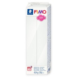 FIMO modelina SOFT BIAŁA masa termoutwardzalna plastyczna 454g Staedtler