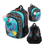 Plecak szkolny 4-KOMOROWY dla dzieci St.Right STITCH MINT ALOHA