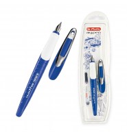 Pióro wieczne szkolne dla dzieci Herlitz My Pen NIEBIESKIE M dla praworęcznych