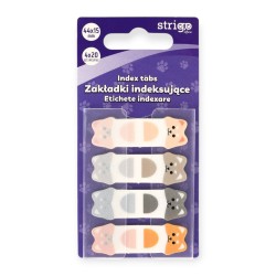 Zakładki samoprzylepne indeksujące 44x15 PIESKI 80 kartek STRIGO