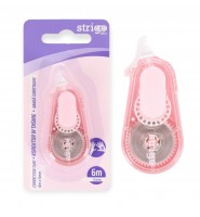 Korektor szkolny biurowy W TAŚMIE Strigo 5mm x 6m RÓŻOWY