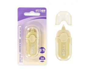 Korektor w TAŚMIE biurowy szkolny ŻÓŁTY pastelowy Strigo 6mx5mm