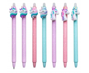 Zestaw 6x długopis WYMAZYWALNY ŚCIERALNY automtyczny JEDNOROŻEC COOLPACK