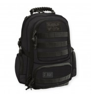 PLECAK szkolny młodzieżowy 4-komorowy CZARNY STRIGHT BP-36 MILITARY BLACK