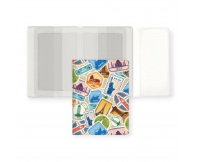 OKŁADKA etui na dokumenty osobiste dowód rejestracyjny TRAVEL