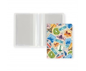 OKAŁDKA etui na dokumenty i karty mini TRAVEL 7,5 X 10 cm Biurfol