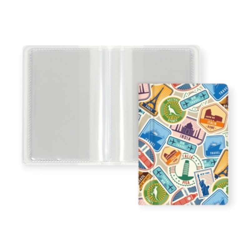 OKAŁDKA etui na dokumenty i karty mini TRAVEL 7,5 X 10 cm Biurfol