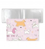 OKŁADKA na dokumenty ucznia legitymację NOWY FORMAT PIESKI 10,5x7 cm Biurfol