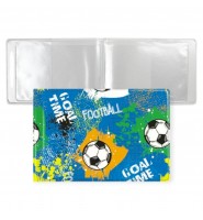 OKŁADKA na dokumenty ucznia legitymację NOWY FORMAT FOOTBALL 10,5x7 cm Biurfol