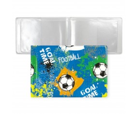 OKŁADKA na dokumenty ucznia legitymację NOWY FORMAT FOOTBALL 10,5x7 cm Biurfol