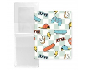 OKŁADKA etui na dokumenty ucznia SKATE DESKOROLKA dla chłopca Biurfol