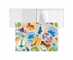 OKŁADKA na dokumenty ucznia legitymację NOWY FORMAT TRAVEL 10,5x7 cm Biurfol