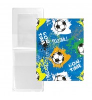 OKŁADKA etui na dokumenty ucznia FOOTBALL PIŁKA NOŻNA dla chłopca Biurfol