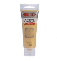 Farba AKRYLOWA HAPPY COLOR nr 116 DELIKATNE ZŁOTO METALIK