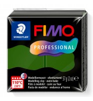 FIMO modelina PROFESSIONAL ZIELONA  masa termoutwardzalna plastyczna NR 57