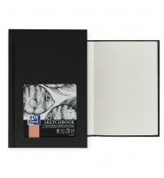 SZKICOWNIK do rysunków sketchbook A6/96k 100G CZARNY OXFORD