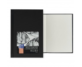 SZKICOWNIK do rysunków sketchbook A6/96k 100G CZARNY OXFORD