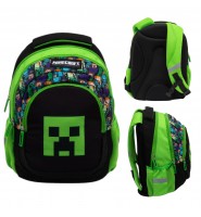 Plecak szkolny trzykomorowy dla chłopca wielokomorowy ASTRA MINECRAFT